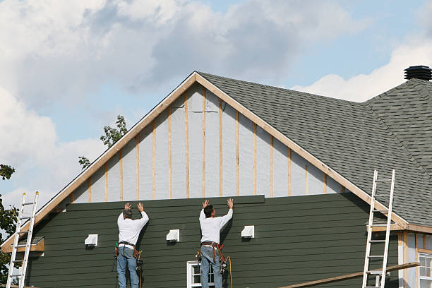 Professional Emergency Siding Repair technician working in Terryville, CT